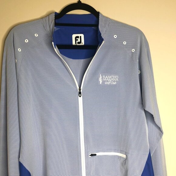 Footjoy Full Zip Hybrid Shirt, Size M - Picture 2 of 9